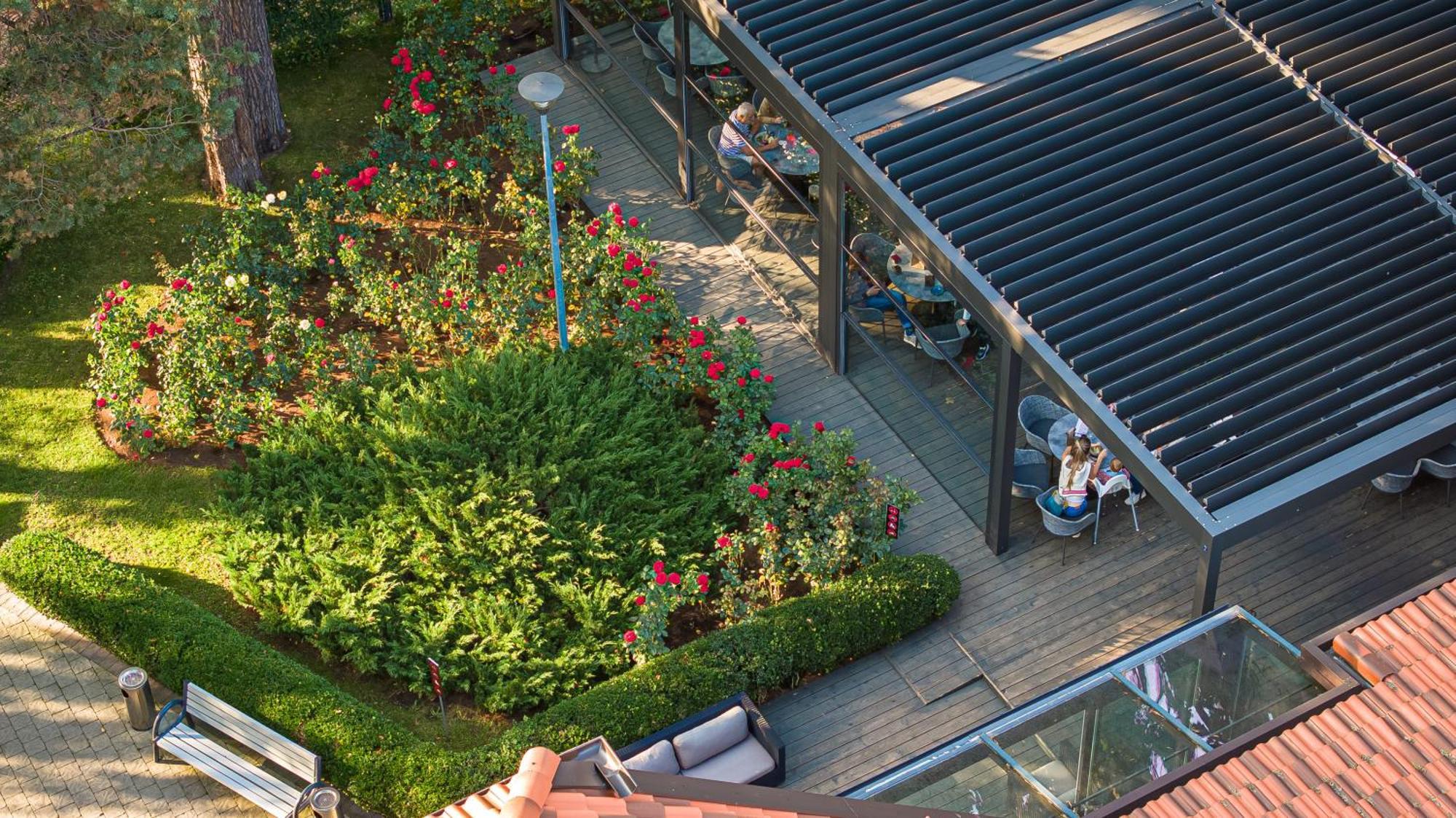 Palanga Life Balance Spa Hotel Exterior photo A pergola with louvres